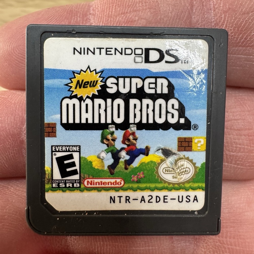 Super Mario Bros DS Authentic Nintendo Loose‎ Cartridge Tested Working